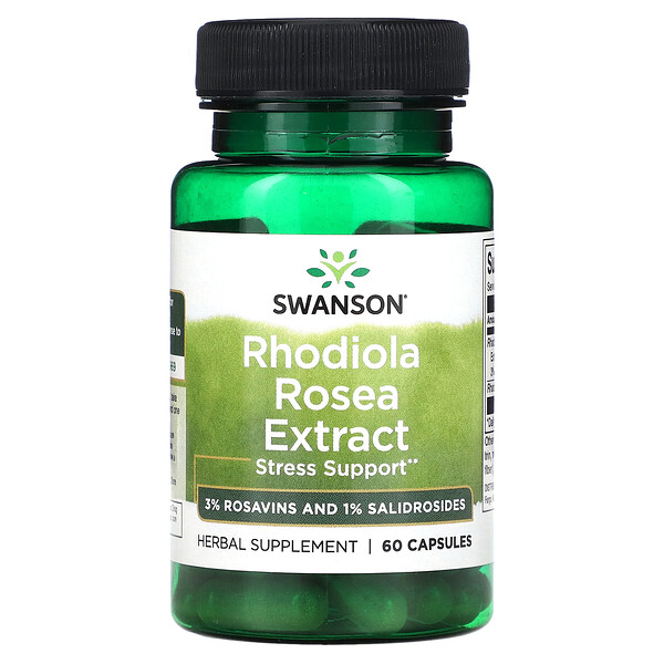 Rhodiola Rosea Extract, 60 Capsules Swanson
