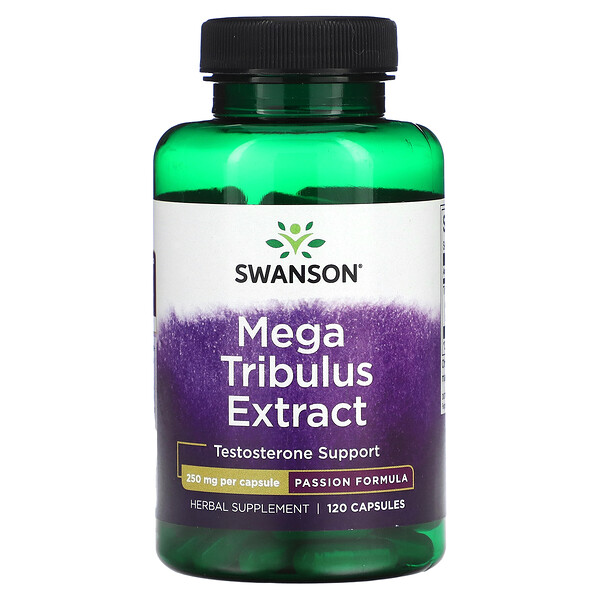 Mega Tribulus Extract, 250 мг, 120 капсул - Swanson Swanson