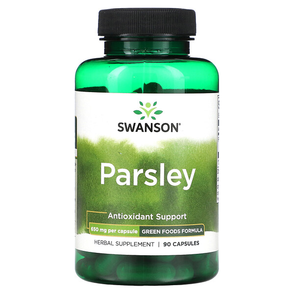 Parsley, 650 mg , 90 Capsules (Капсулы) Swanson