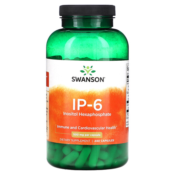 IP-6, 500 мг, 240 капсул - Swanson Swanson