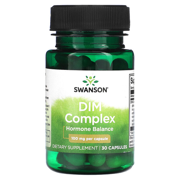 DIM Комплекс, 100 мг, 30 капсул Swanson
