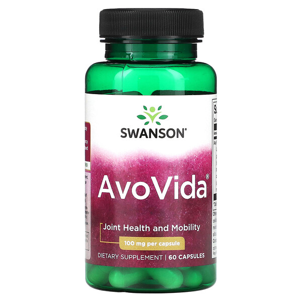 АвоВида, 100 мг, 60 капсул Swanson
