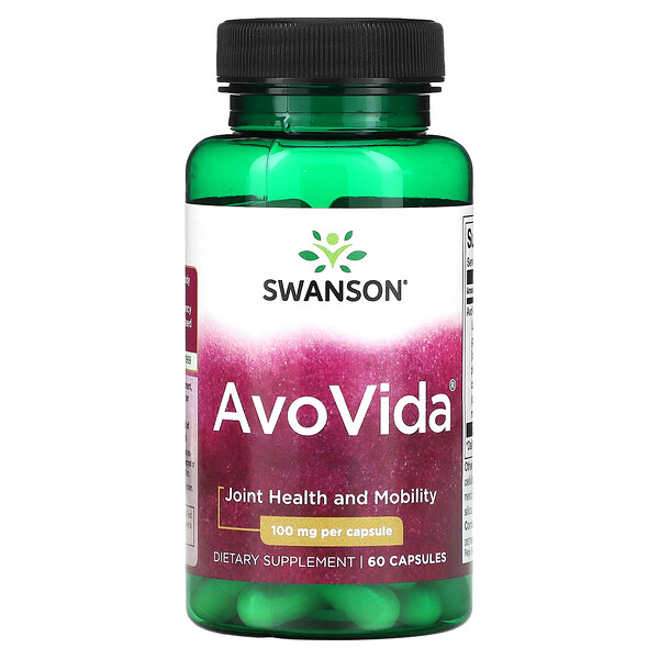 AvoVida, 100 mg, 60 Capsules (Капсулы) Swanson