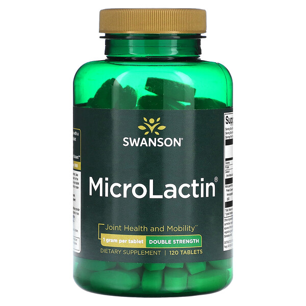 MicroLactin, Double Strength, 1 g, 120 Tablets (Таблетки) Swanson