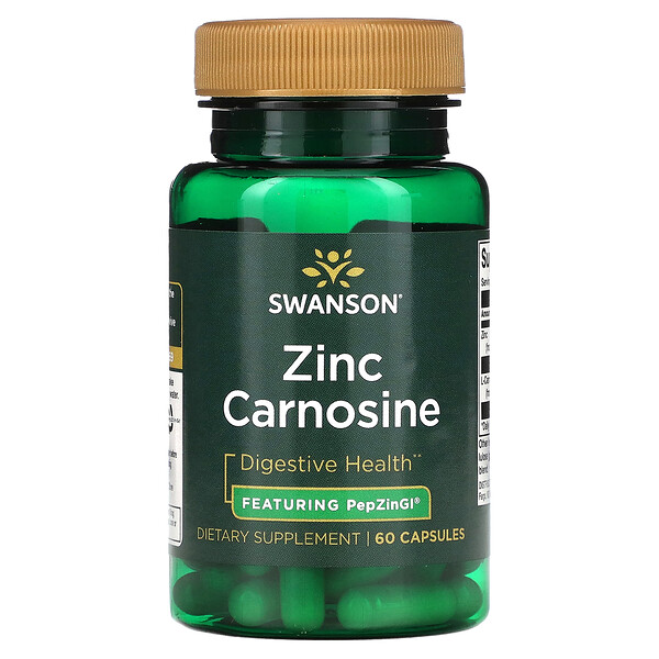 Zinc Carnosine, 60 Capsules Swanson