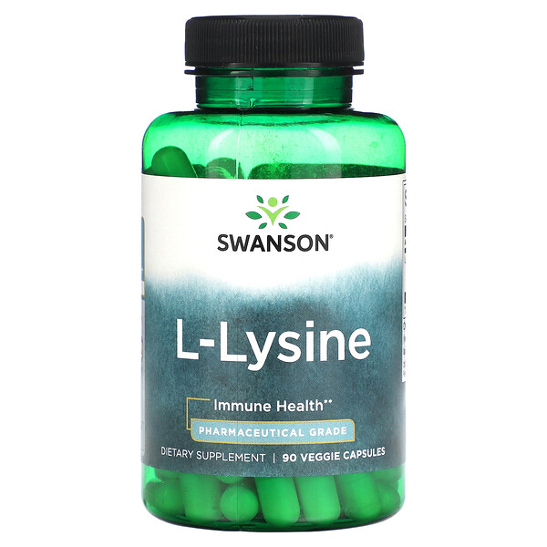 L-лизин, 90 растительных капсул Swanson