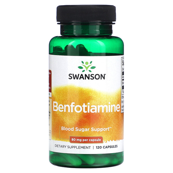 Benfotiamine - 80мг - 120 капсул - Swanson Swanson