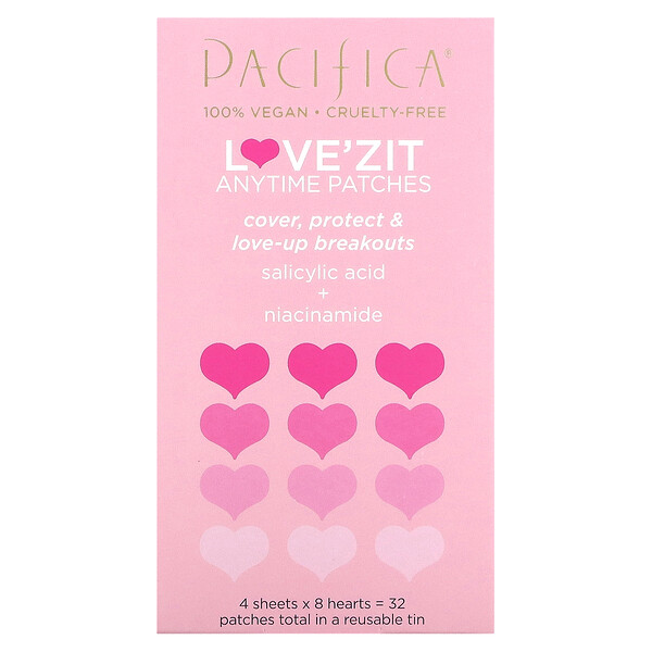 Патчи Love'Zit Anytime, 32 патча Pacifica