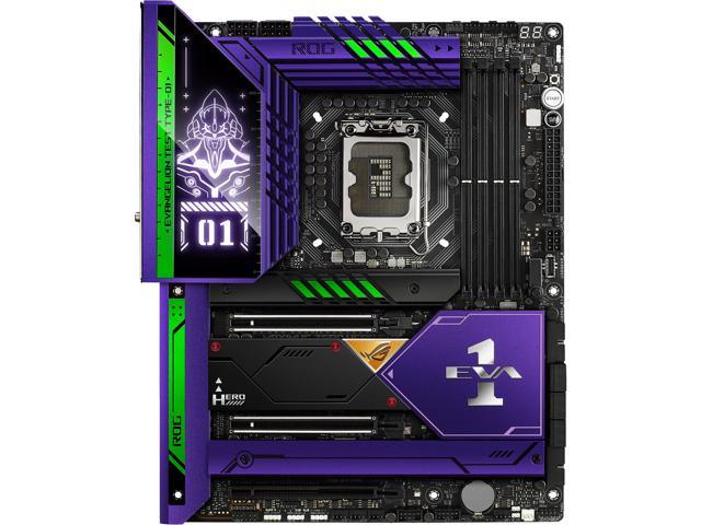 ROG MAXIMUS Z690 HERO EVA(ROG x Evangelion Collaboration) LGA 1700(Intel®12th&13th Gen) ATX Gaming motherboard with 20+1 power stages, DDR5, Five M.2, USB 3.2 Gen 2x2 front-panel connector with Quick Charge 4+ Support, Dual Thunderbolt 4) ASUS
