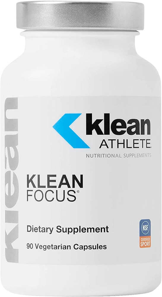 Klean Focus — Сертифицирован NSF для спорта, 90 вегетарианских капсул Klean Athlete