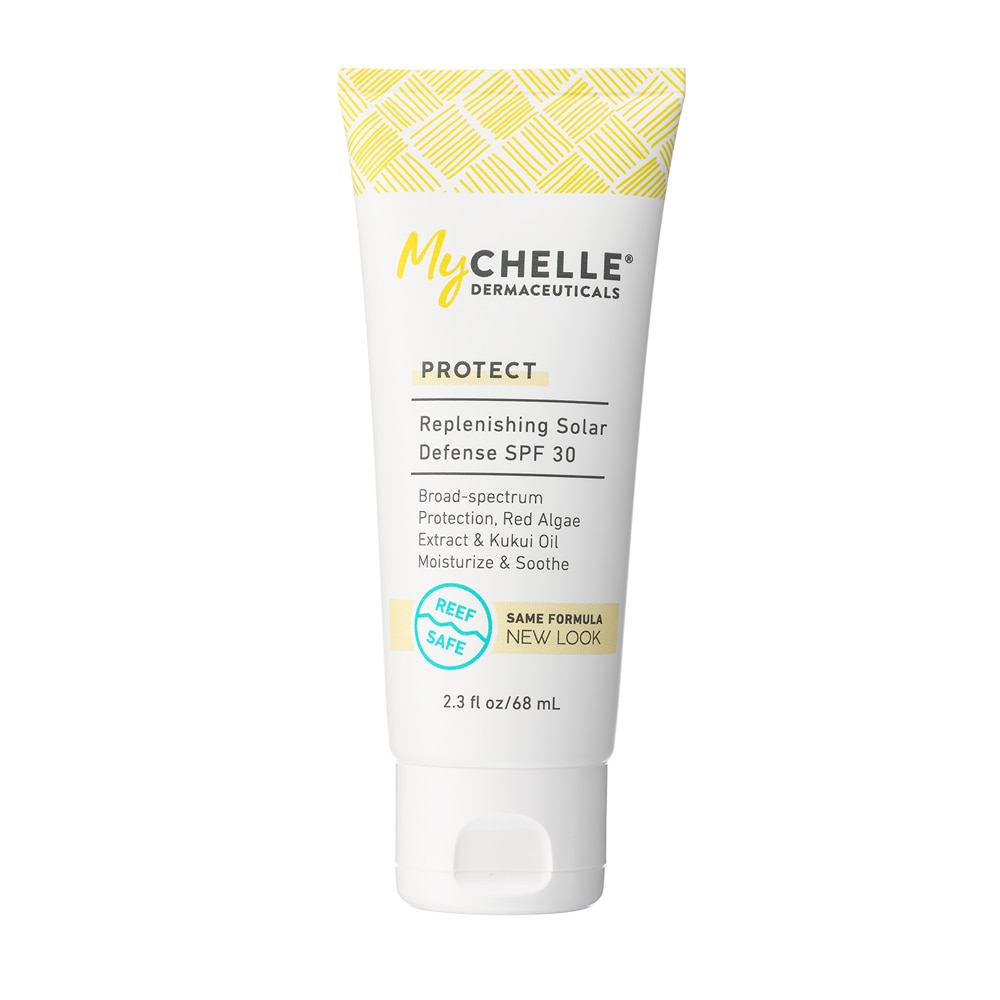 Солнцезащитный крем Protect Replenishing Solar Defense SPF 30, 2,3 жидких унции MyChelle Dermaceuticals