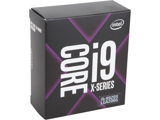Intel Core i9 серии X — процессор Core i9-9920X Skylake X, 12 ядер, 3,5 ГГц (4,4 ГГц в режиме Turbo) LGA 2066, 165 Вт, BX80673I99920X для настольных ПК Intel