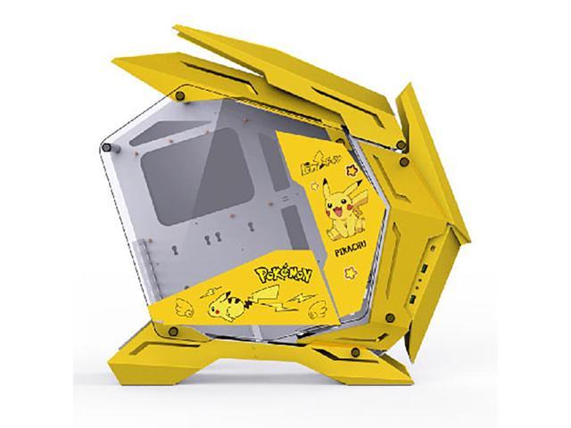 MOD3 Pokemon ATX Full Tower Tempered Glass Gaming Computer Case, Support EATX/ATX/ MATX/ ITX ATX Corn Electronics