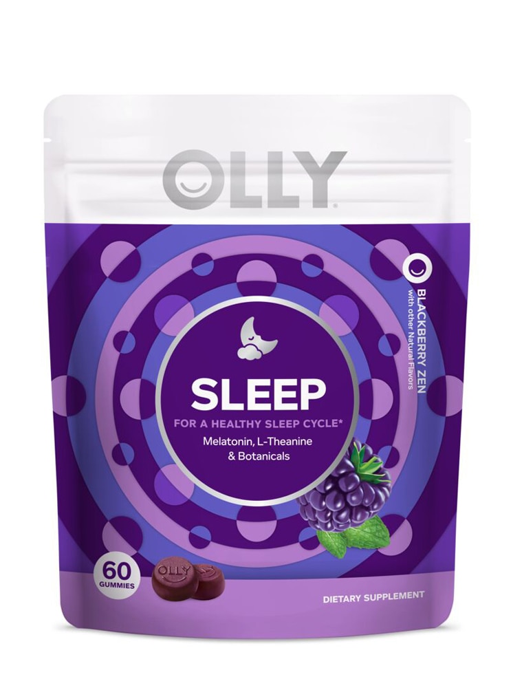 Жевательные конфеты для сна Blackberry Zen — 60 жевательных конфет OLLY