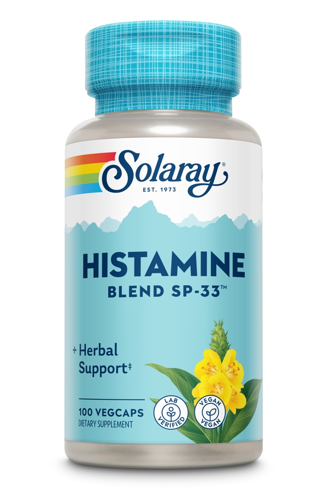 Histamine Blend™ SP-33™ -- 100 Vegetarian Capsules (Вегетарианские капсулы) Solaray