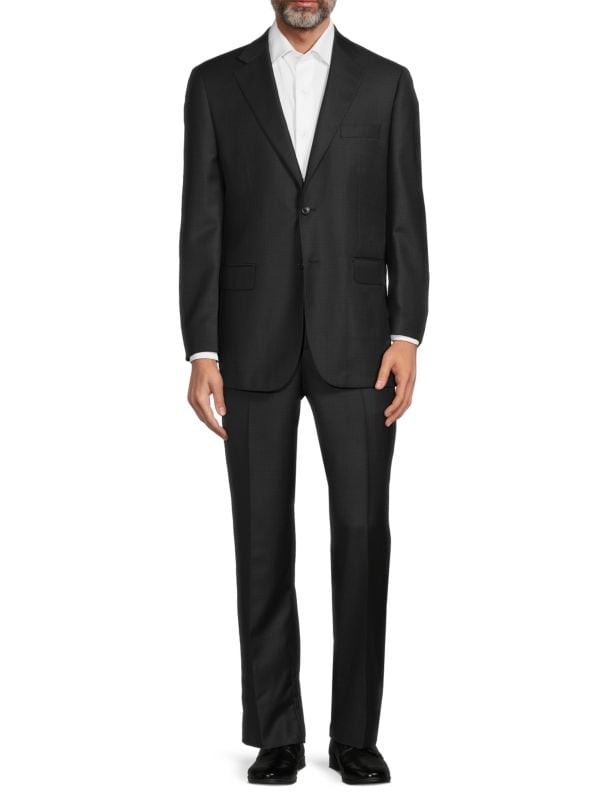 Классический шерстяной костюм Saks Fifth Avenue