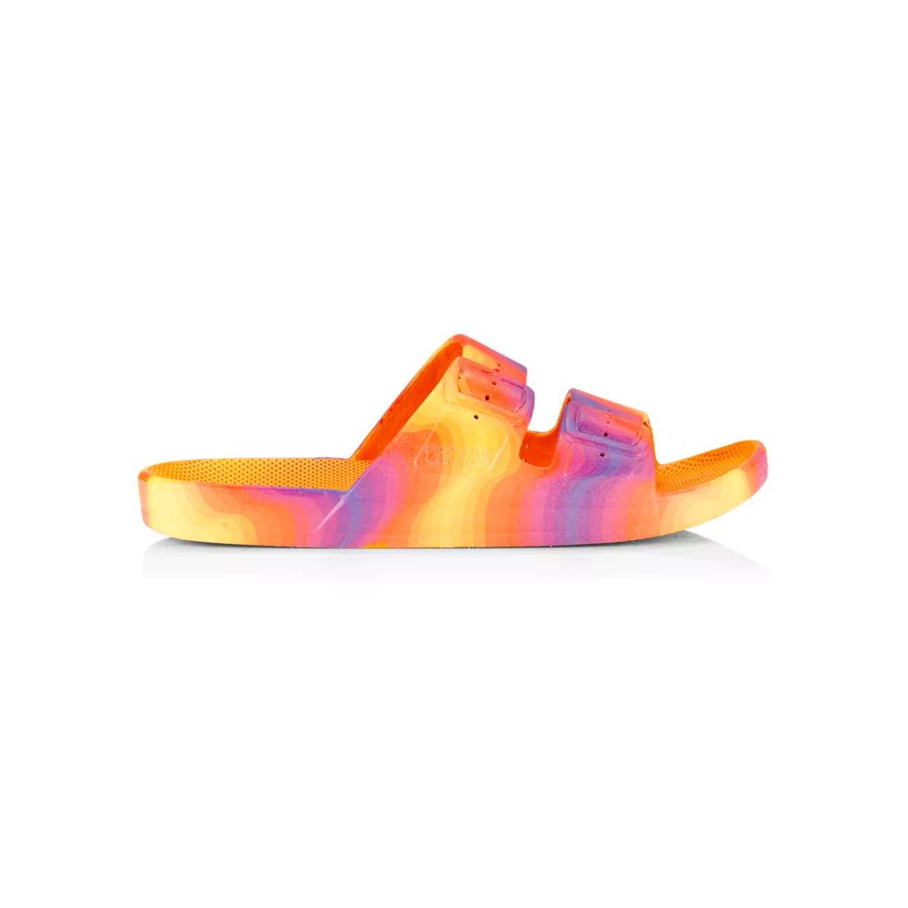 Wavy Gradient Buckled Sandals Freedom Moses