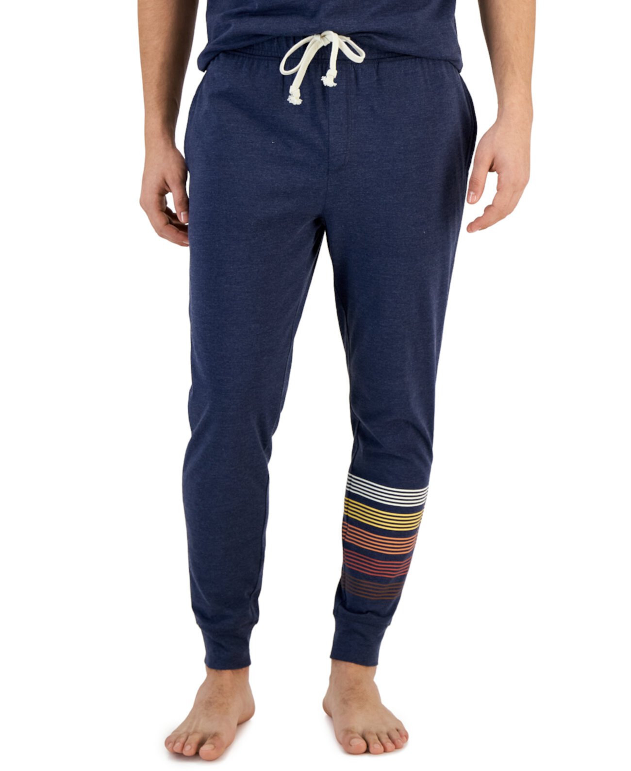 Мужские пижамные джоггеры в полоску с эффектом «омбре», созданные для Macy's Sun & Stone