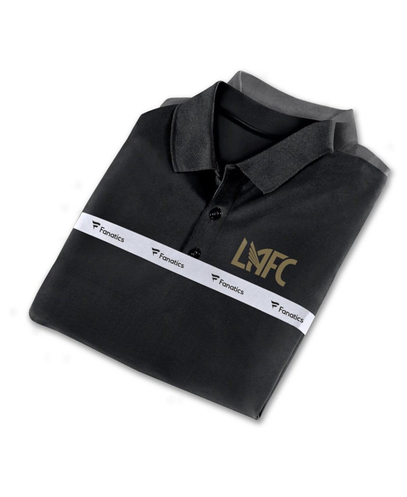 Мужской черно-серый комбинированный комплект с рубашкой-поло LAFC Iconic Fanatics