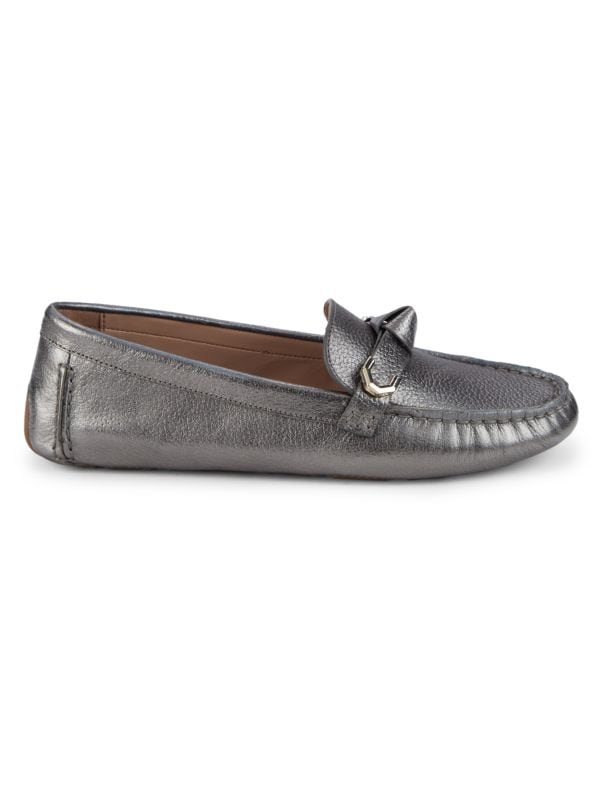 Женские Мокасины Cole Haan Evelyn Bow Metallic Leather Cole Haan