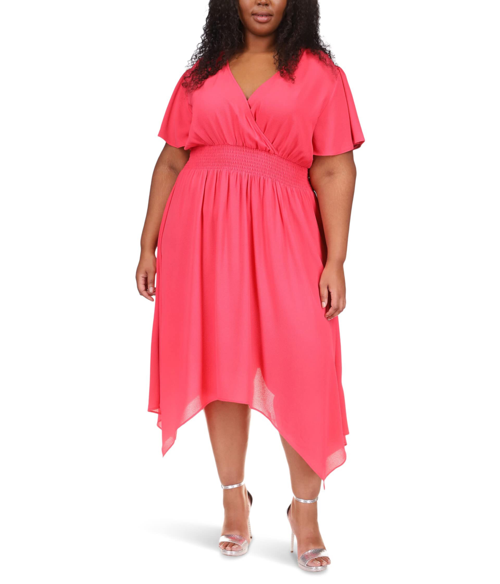 Plus Size Solid Hank Hem Dress Michael Kors