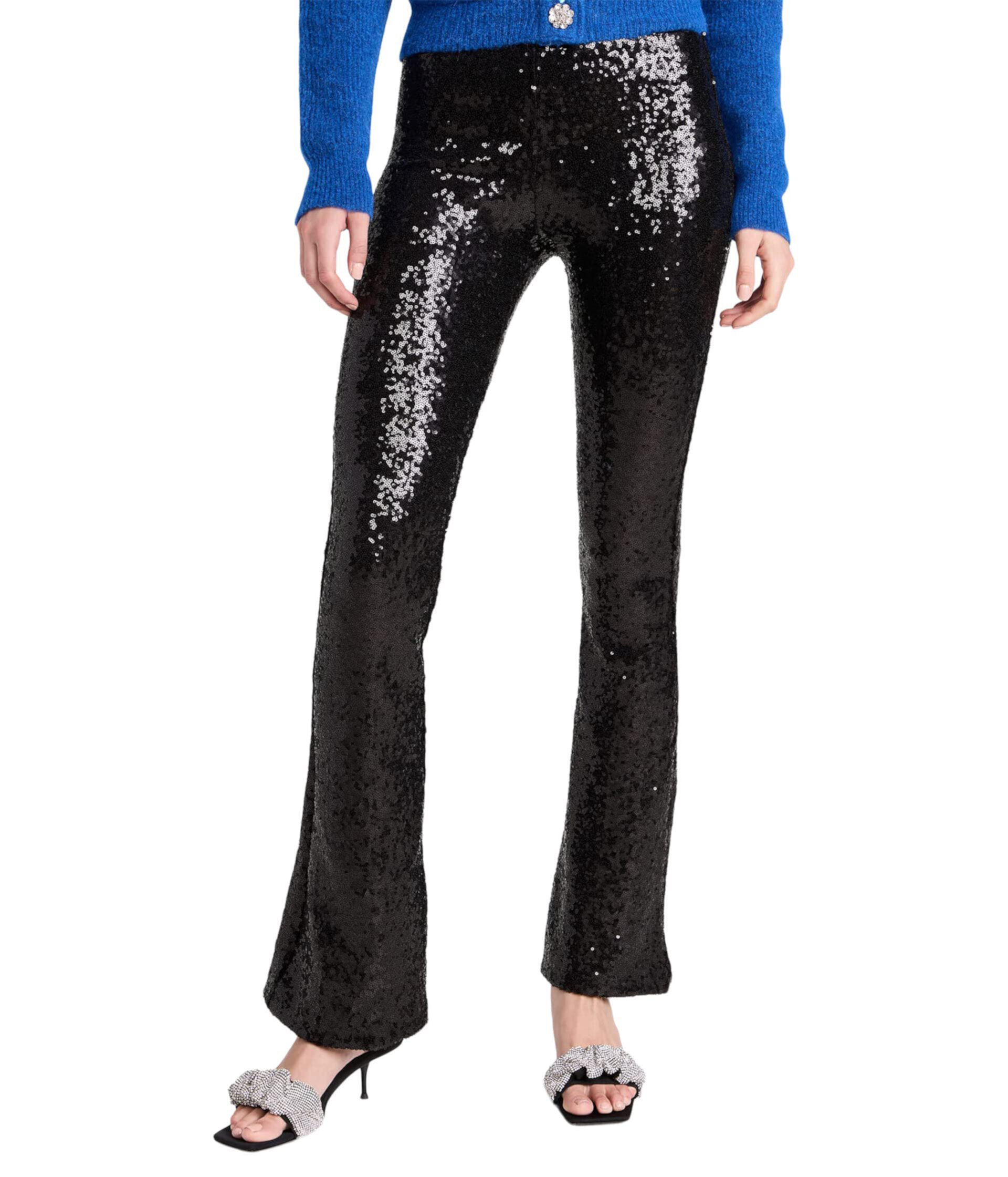 Женские Брюки Commando Sequin Flare Leggings SLG37 Commando