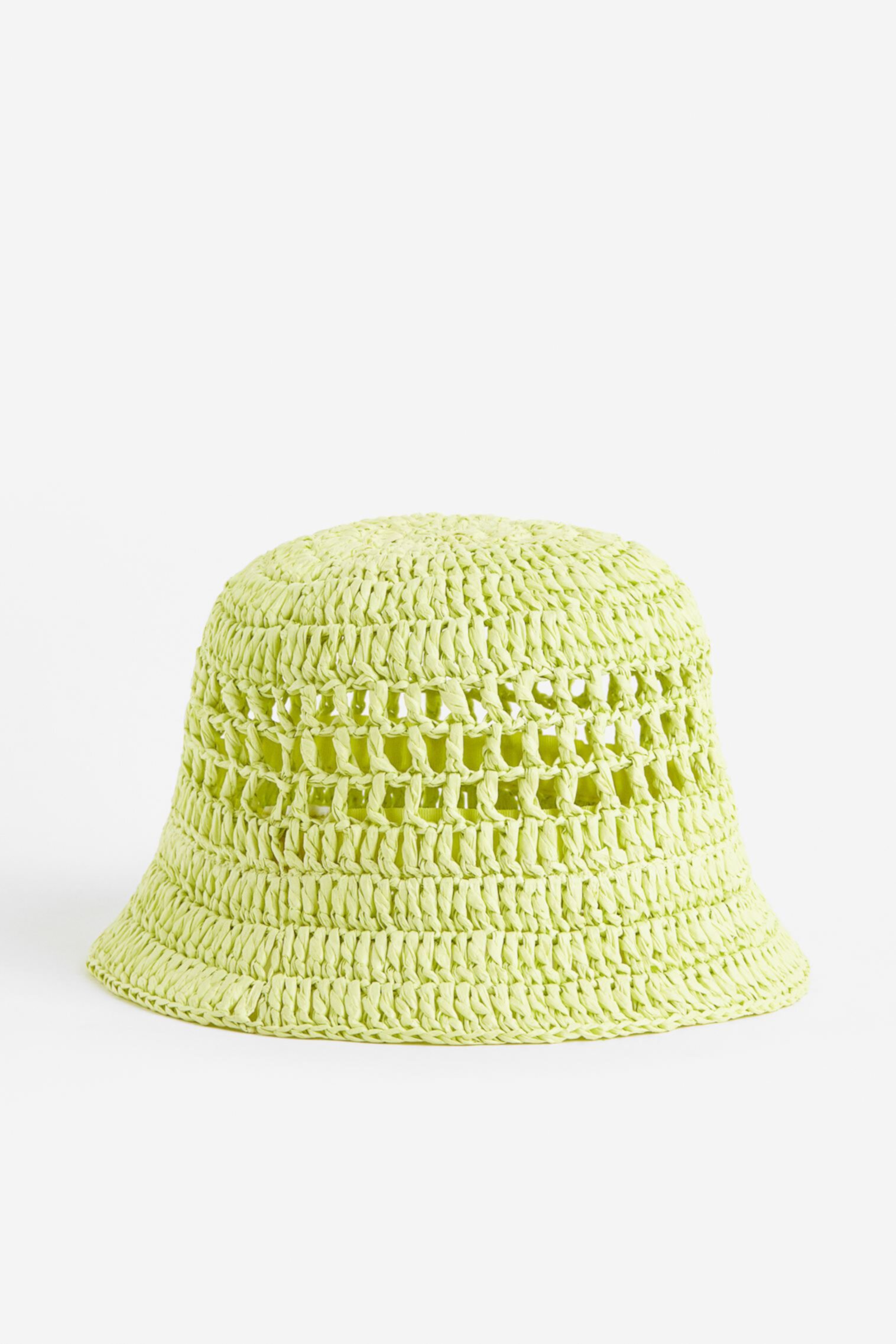 Соломенная шляпа крючком H&M