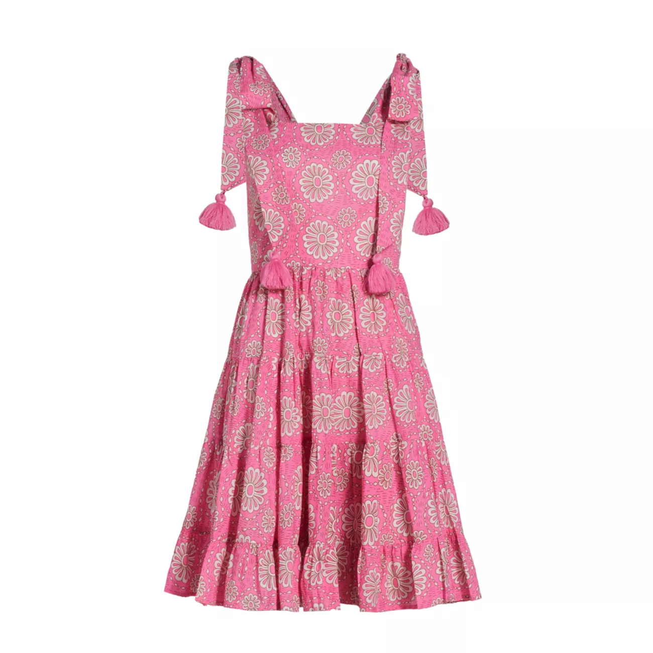 Ярусное мини-платье Kiara с цветочным принтом MILLE