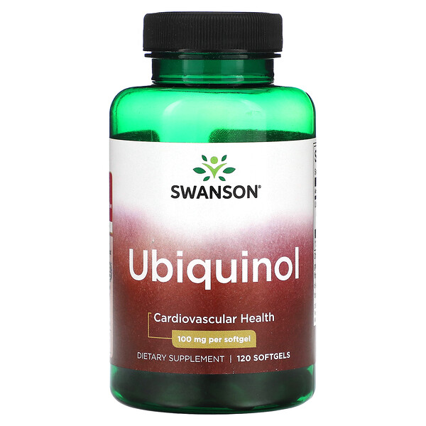 Ubiquinol, 100 mg, 120 Softgels (Мягкие капсулы) Swanson