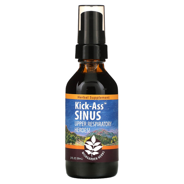 Kick-Ass Sinus, 2 жидких унции (59 мл) WishGarden Herbs