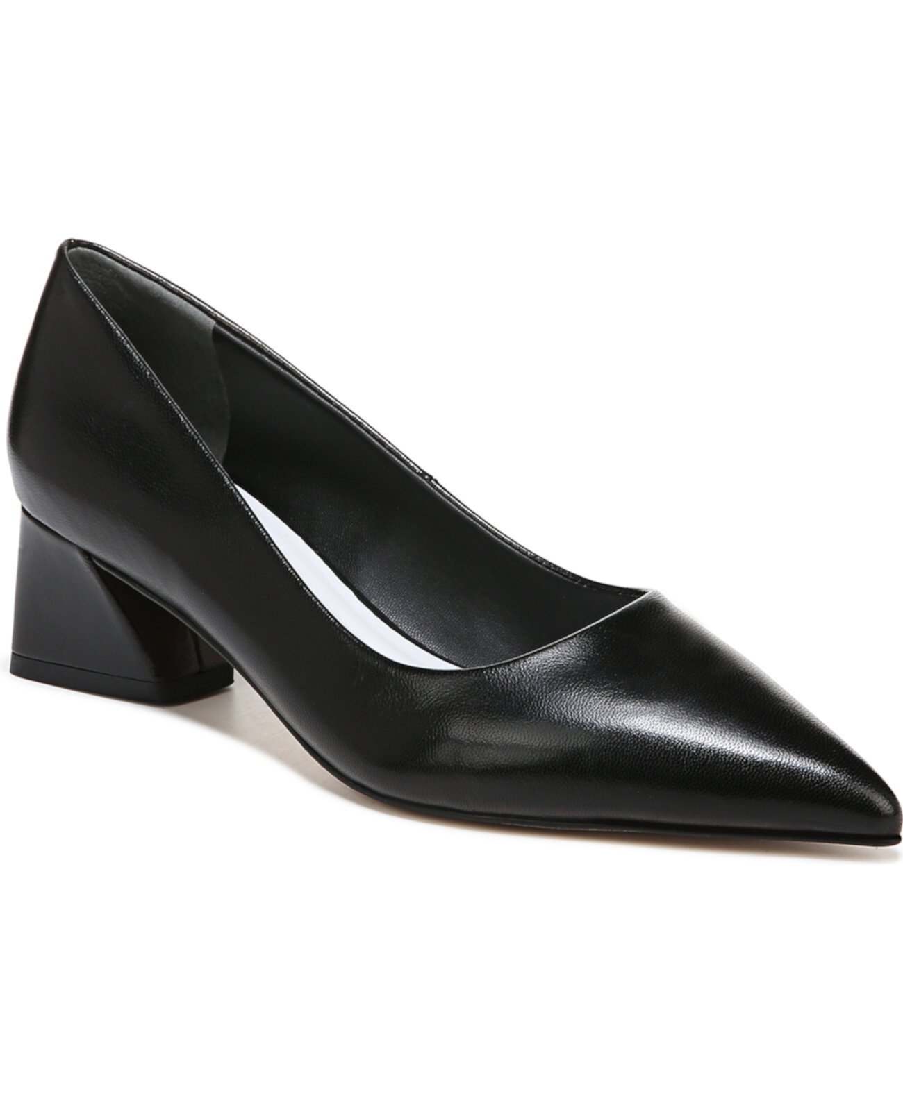 Women's Racer Pointed Toe Block Heel Pumps Franco Sarto