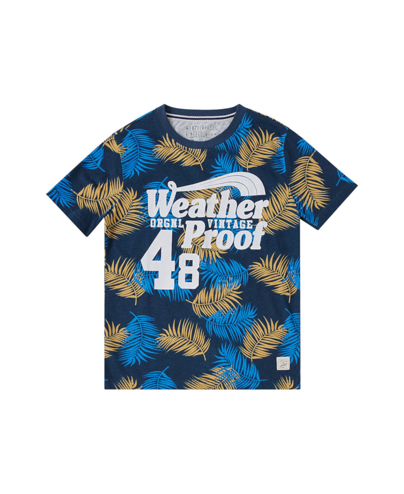 Всепогодная футболка с короткими рукавами и рисунком для больших мальчиков Big Boys Weatherproof Vintage