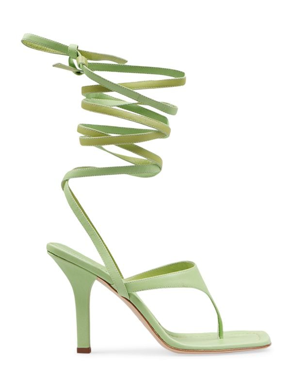 Кожаные сандалии на шнуровке Iris PARIS TEXAS