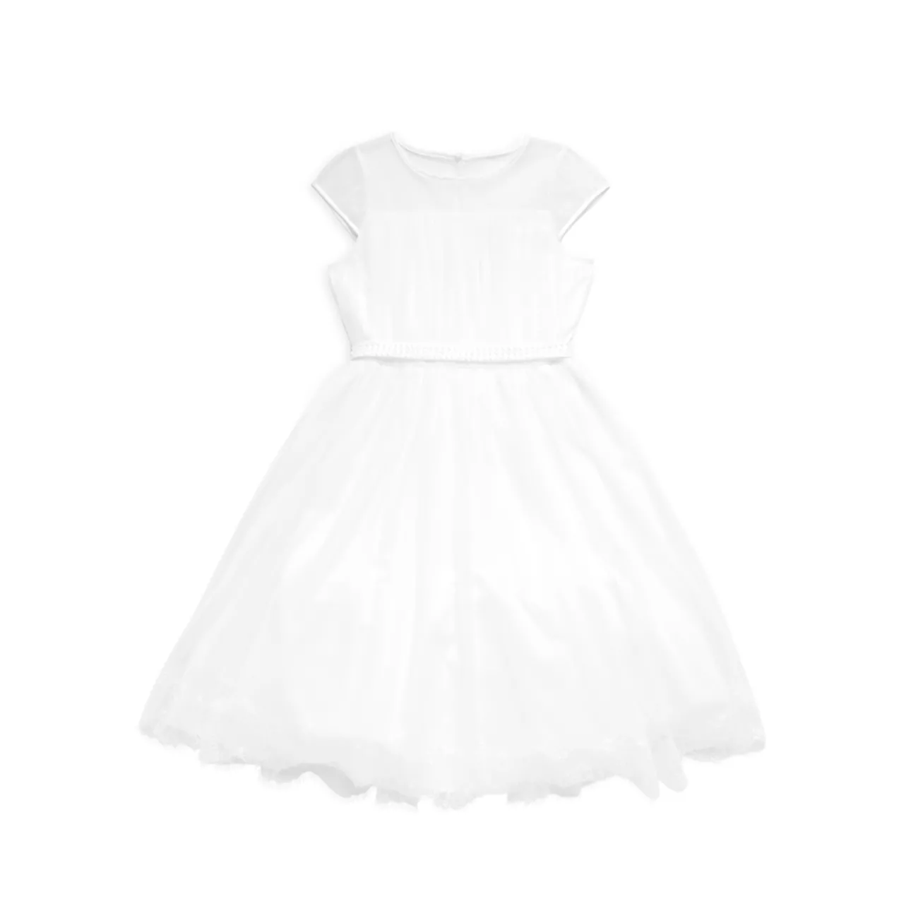 Маленькая девочка и усилитель; Сетчатое платье Viola Point D'Esprit для девочек Us Angels