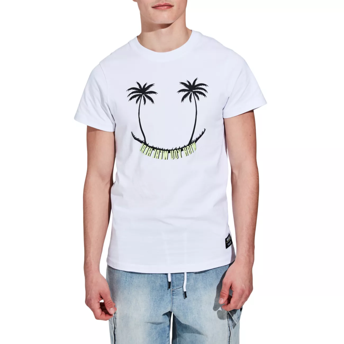 Хлопковая футболка Max Palm Tree WeSC
