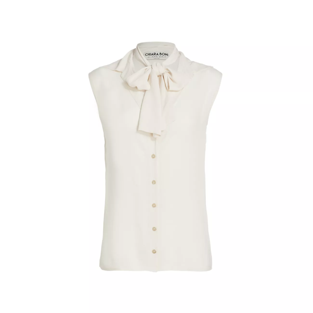 Блузка без рукавов с завязками Marletta Chiara Boni La Petite Robe