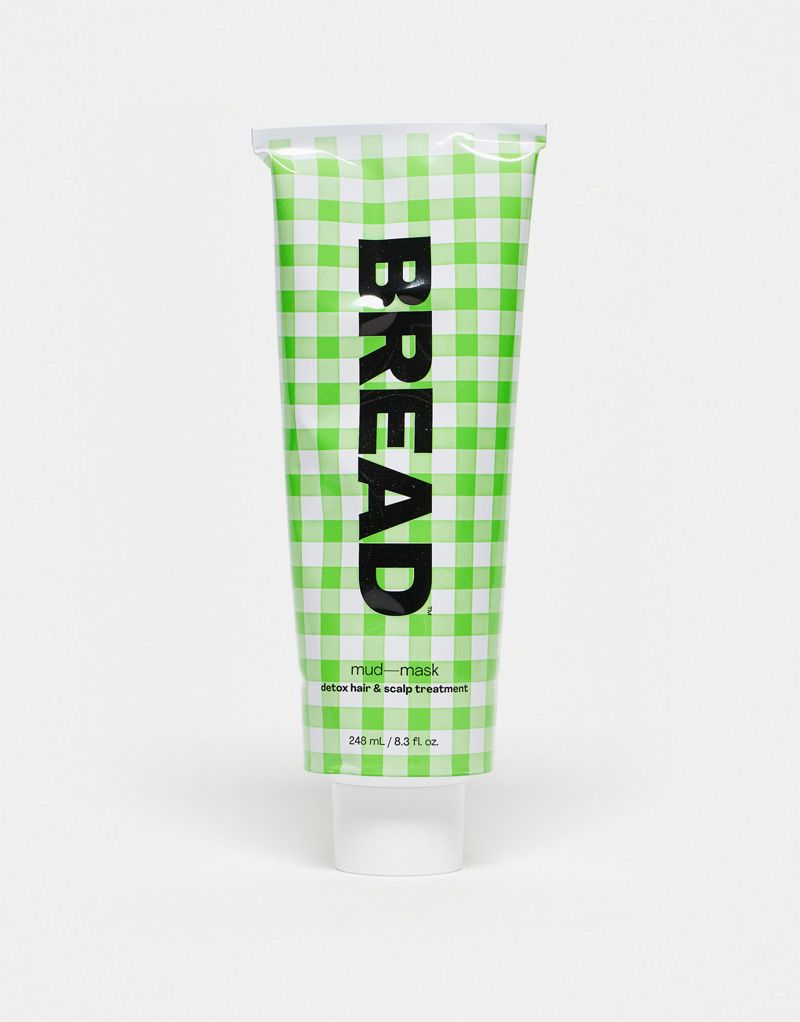 Грязевая маска BREAD: детоксифицирующее средство для волос и кожи головы перед мытьем, 248 мл Bread