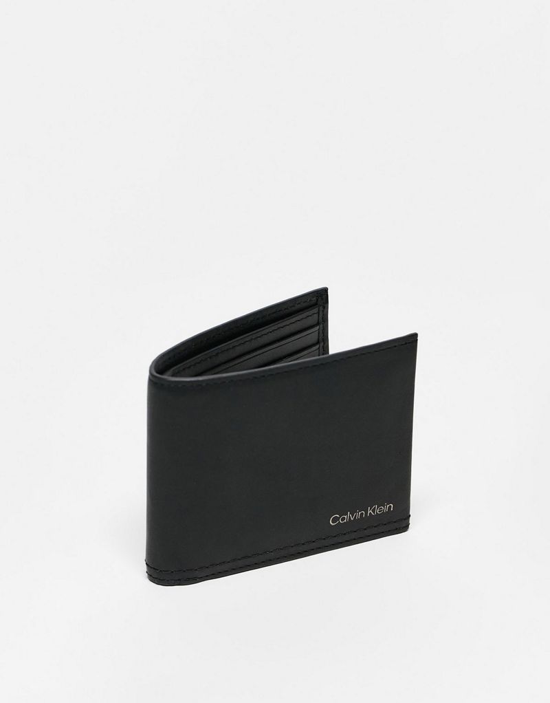 Черный кошелек с двойной строчкой Calvin Klein Calvin Klein