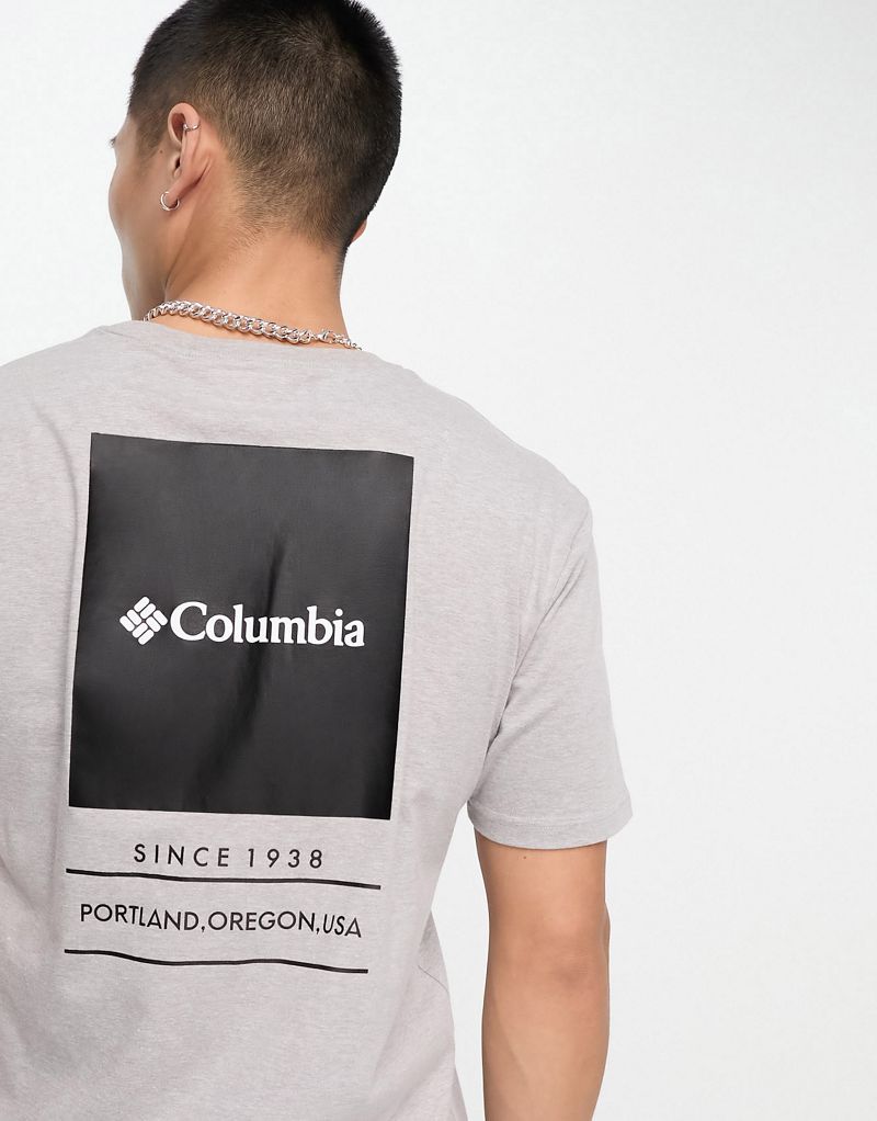 Серая футболка с логотипом Columbia Columbia