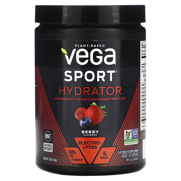 Sport, Увлажняющий крем на растительной основе, ягоды, 5 унций (142 г) Vega