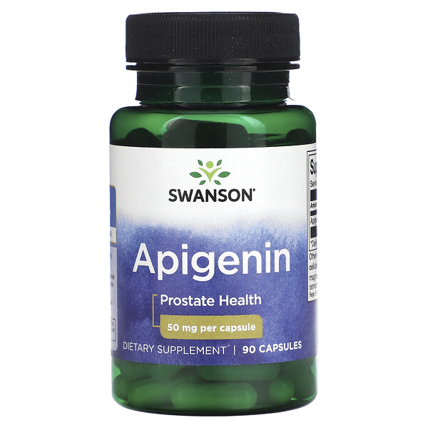 Апигенин, 50 мг, 90 капсул Swanson