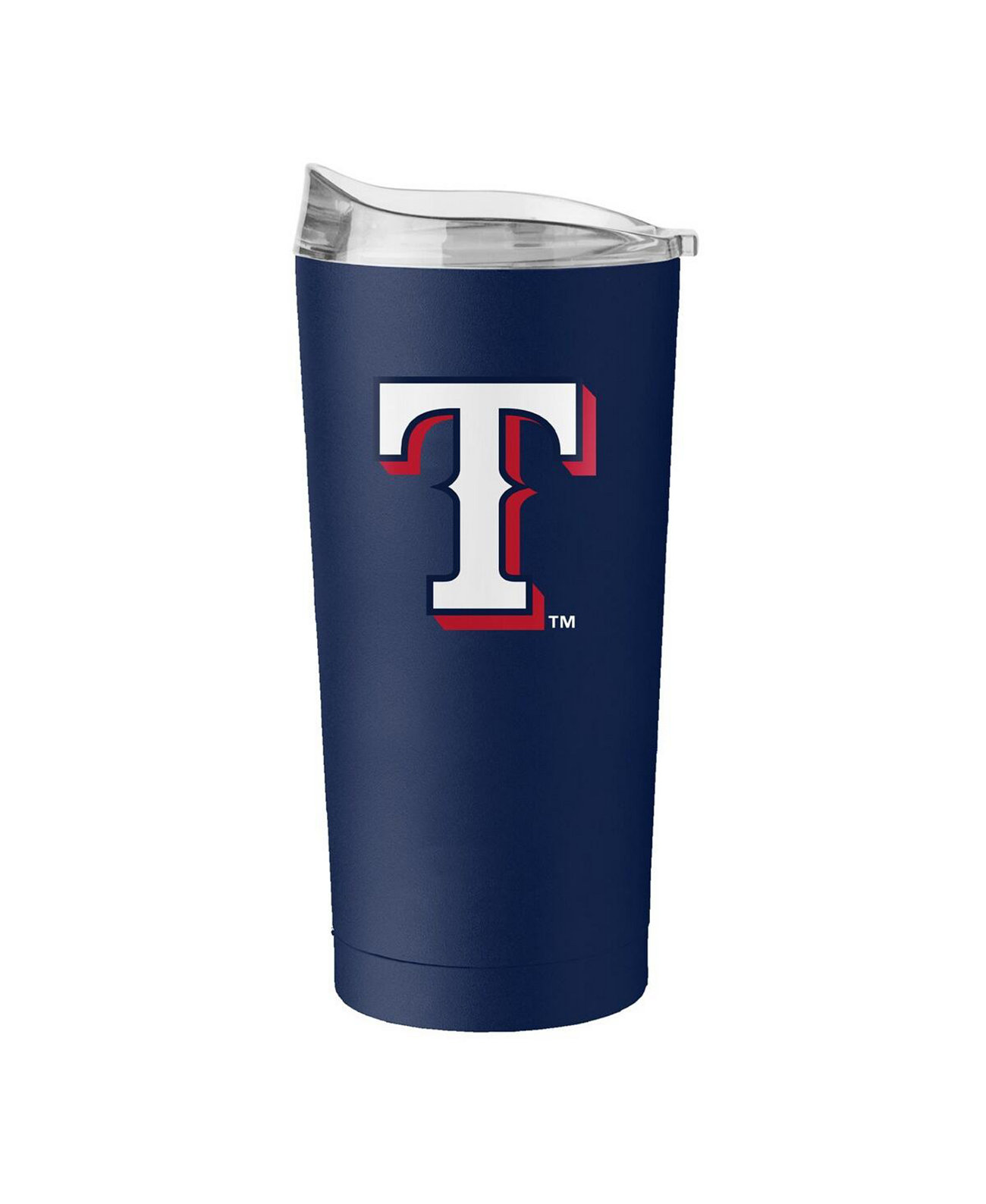 Texas Rangers 20 унций стакан с порошковым покрытием с обратной стороны Logo Brand