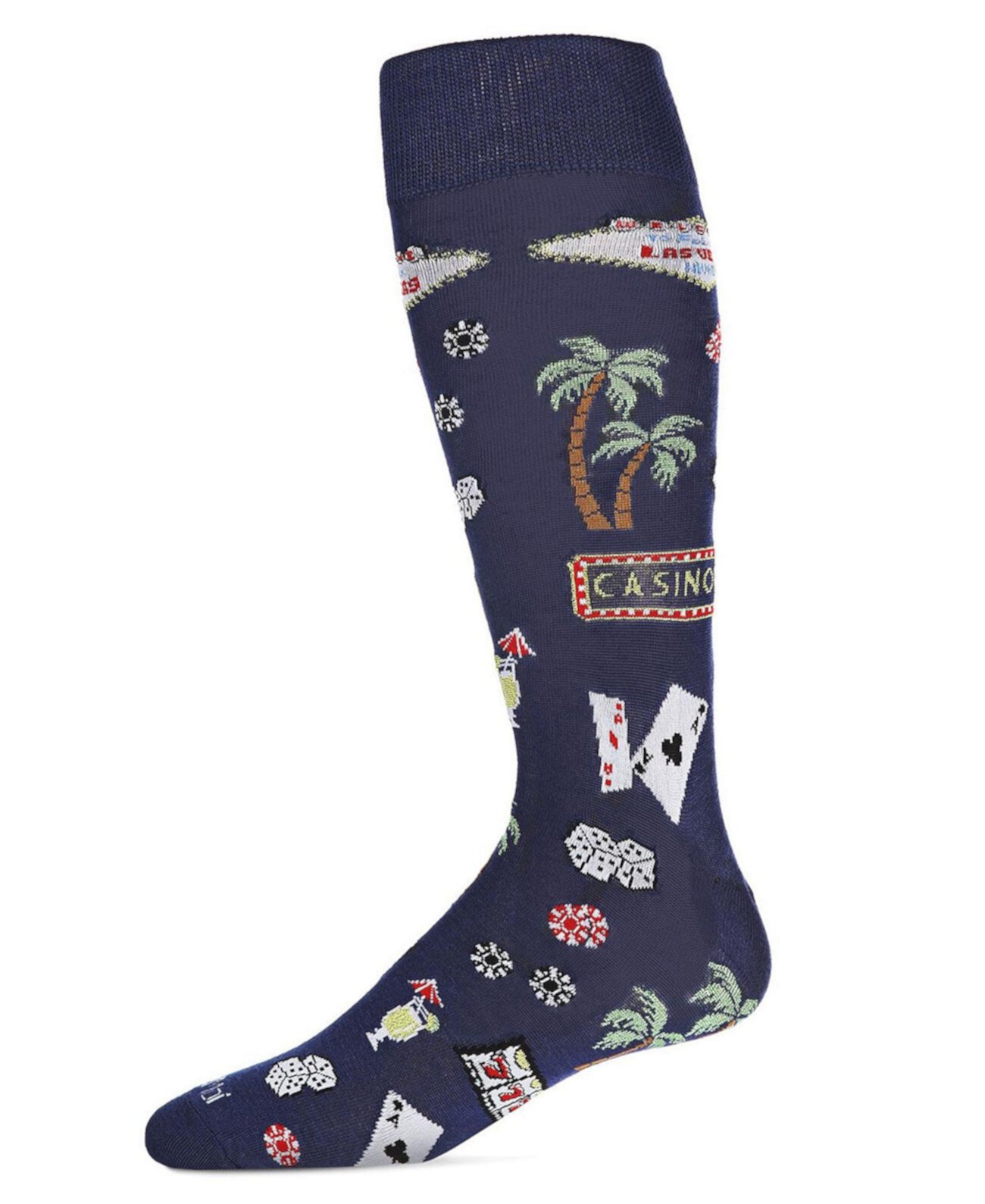 Мужские носки Viva Las Vegas Rayon от Bamboo Novelty Crew Socks MEMOI