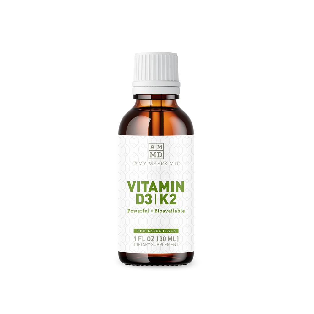 Vitamin D3-K2 :Liquid (Жидкость) -- 1 fl oz (Жидкие унции) Amy Myers MD