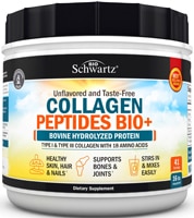 Collagen Peptides Bio+ Powder (Порошок) Unflavored (Без вкуса) -- 16 oz (Унции) BioSchwartz