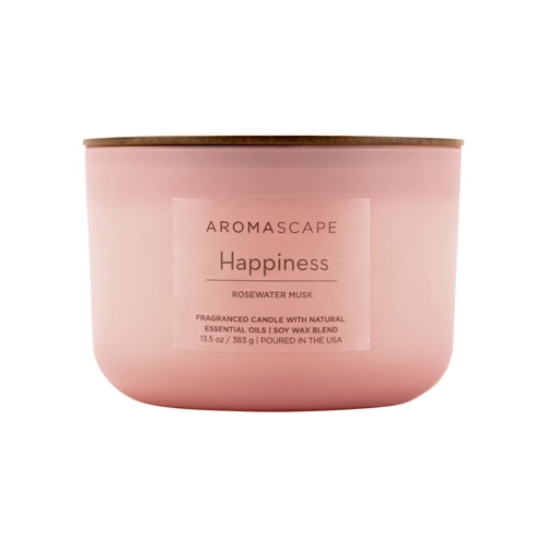 Aromascape Happiness - Rosewater Musk -- 13.5 oz Chesapeake Bay Candle