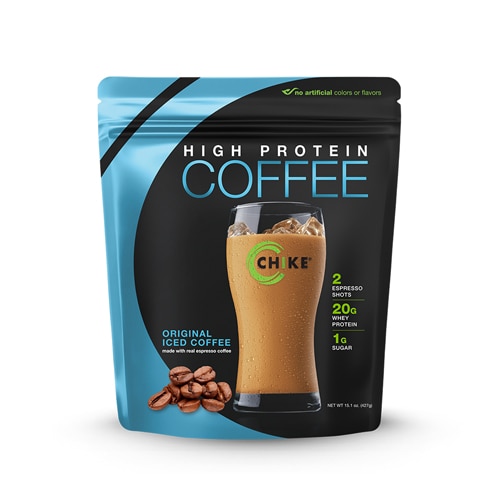 Кофе со льдом с высоким содержанием белка, оригинальный, 15,1 унции Chike Nutrition