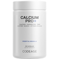 Calcium Pro+ Calcium - Magnesium - Zinc - Copper - Boron - Vitamin D2 & K2 -- 120 Capsules (Капсулы) Codeage