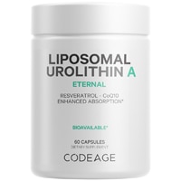 Liposomal Urolithin A Supplement - Resveratrol Betaine CoQ10 -- 60 Capsules (Капсулы) Codeage