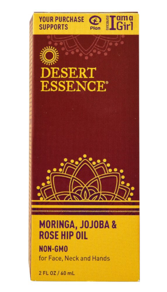 Масло моринги, жожоба и шиповника — 2 жидких унции Desert Essence